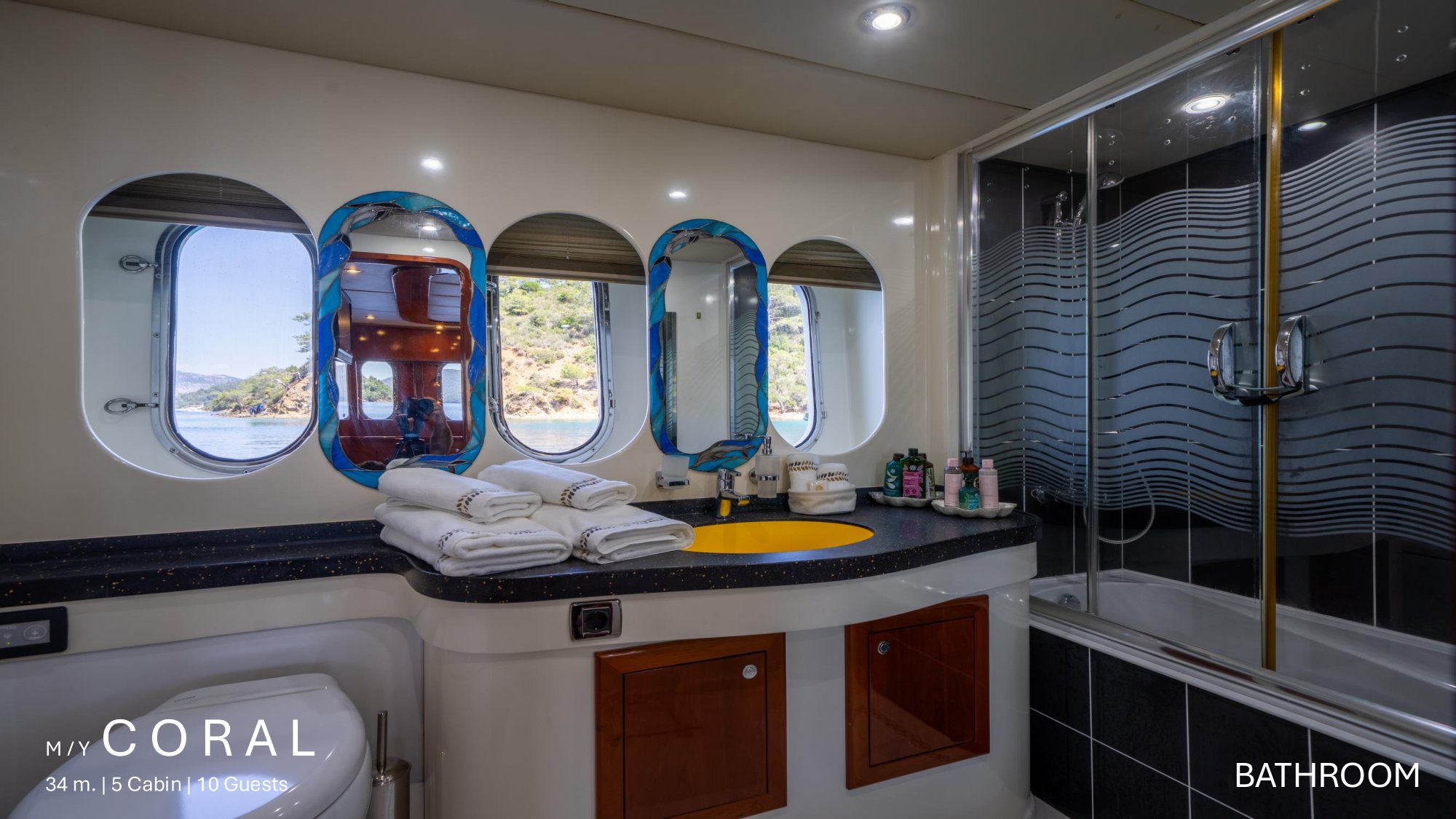 M/Y Coral — Lüks banyo