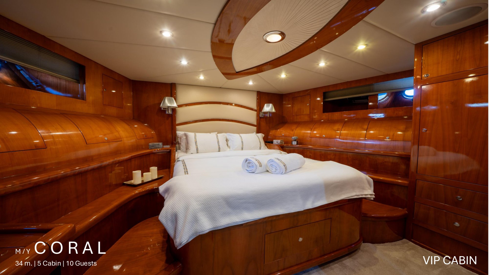 M/Y Coral — VIP kabin