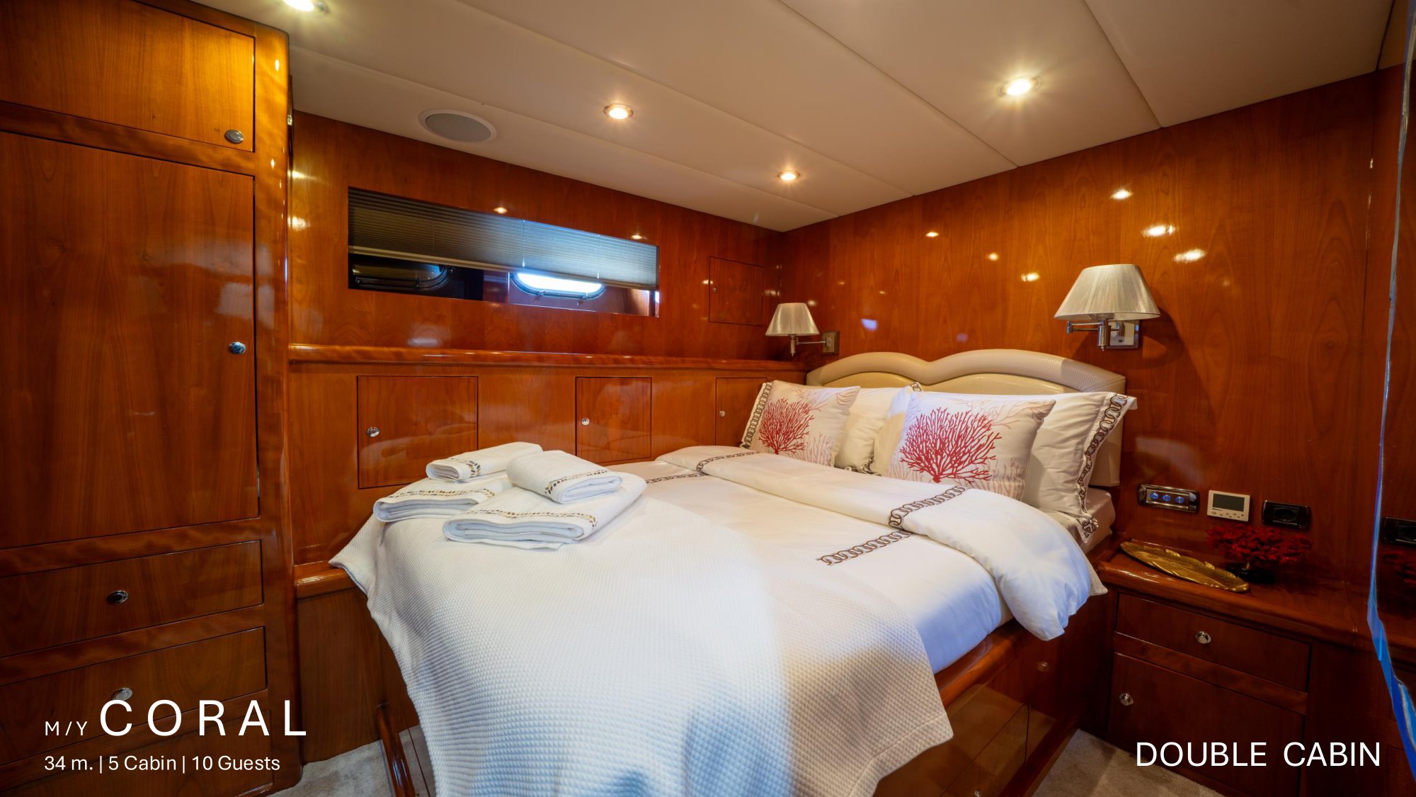 M/Y Coral — Double kabin
